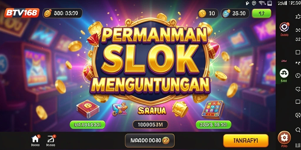 Tampilan menarik dari gameplay BTV168 Slot yang seru.