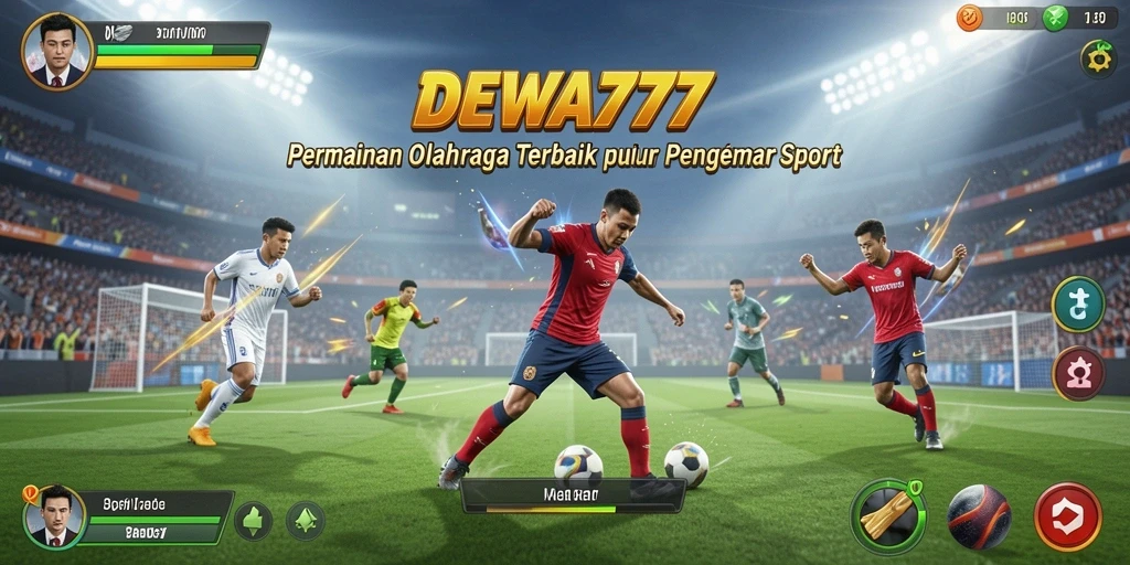Tampilan gameplay seru di DEWA777 menghadirkan pengalaman olahraga yang nyata.