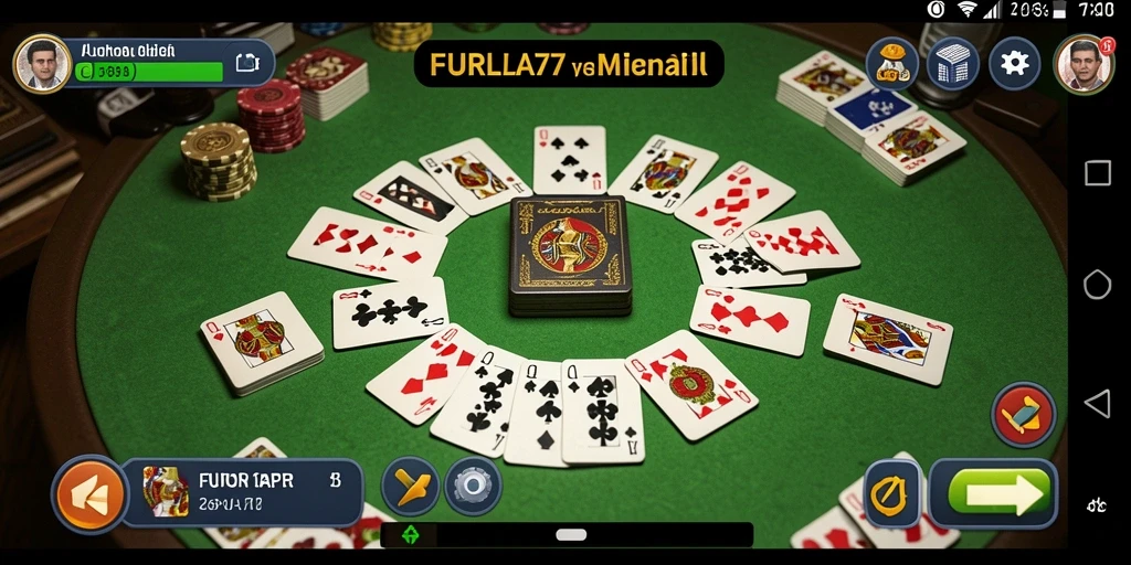 Screenshot utama FURLA77 menampilkan gameplay seru dalam permainan Gaple.