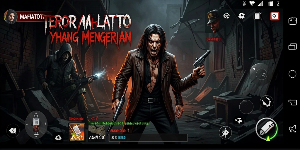 Tangkapan layar MAFIATOTO menunjukkan suasana mencekam dalam gameplay horor.