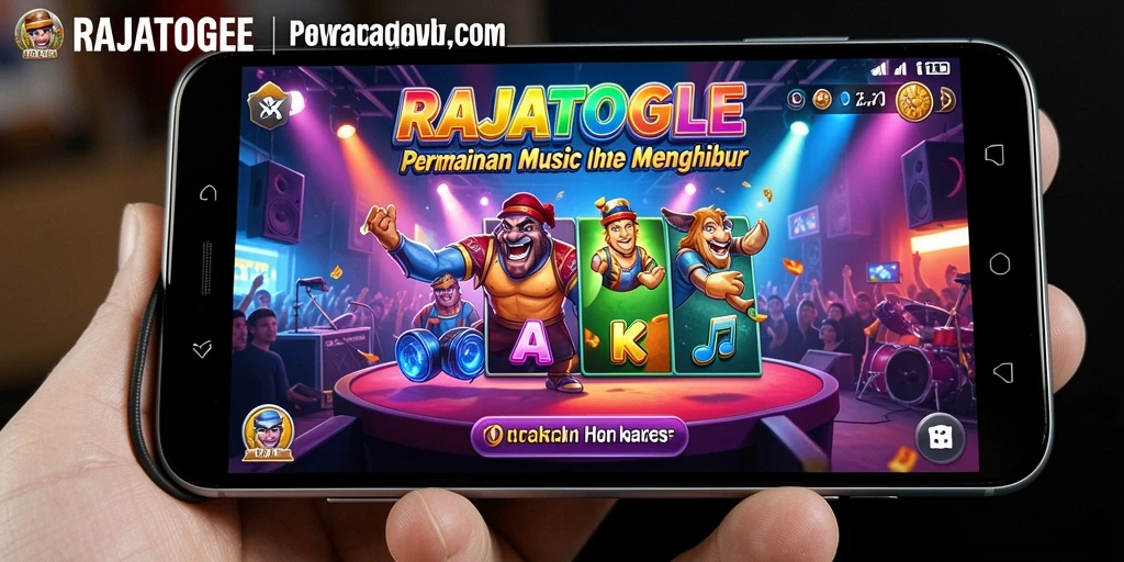 Tampilan gameplay menarik RAJATOGEL dengan berbagai pilihan lagu.