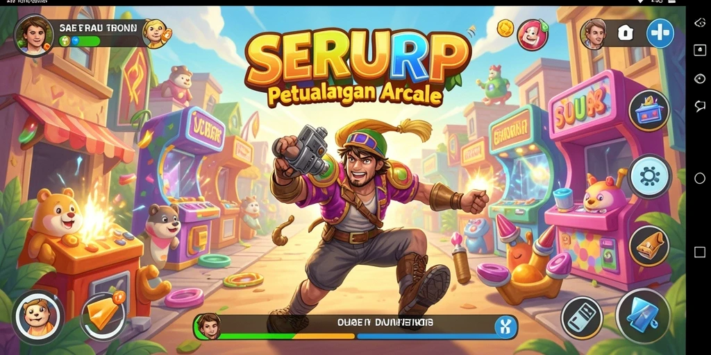 Tampilan gameplay SERURP yang menegangkan dan penuh aksi.