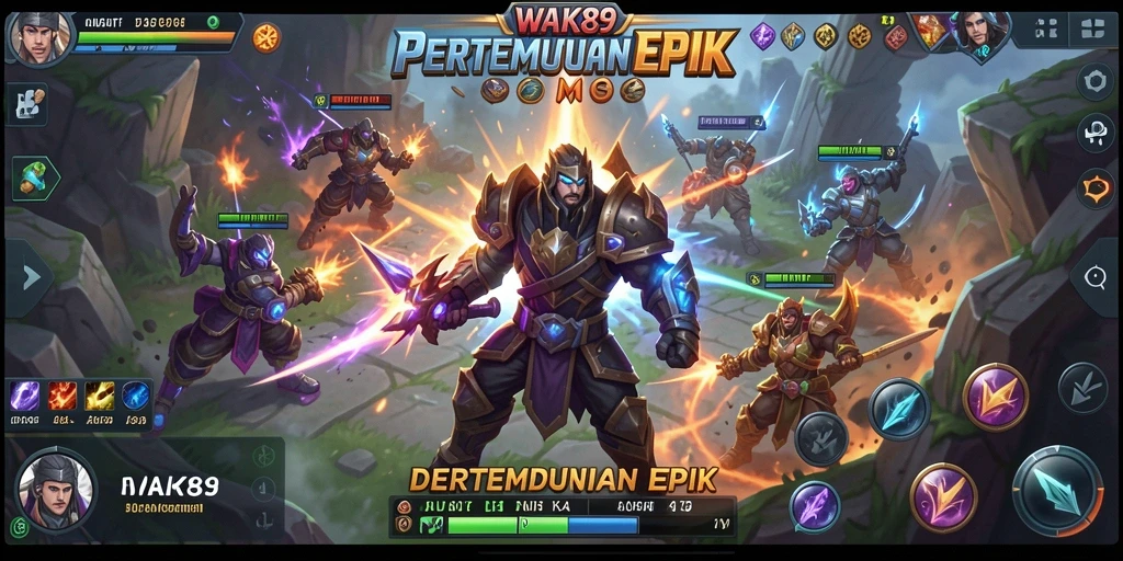 Tampilan menarik dari gameplay <strong>WAK89</strong> dengan karakter yang beraksi.
